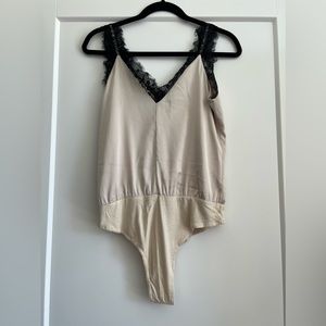 Alpha & Omega Satin Bodysuit